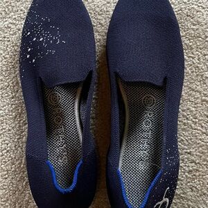 Rothy's Navy Blue Knit Flats